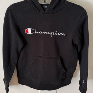 Champion kids Black Hoodie